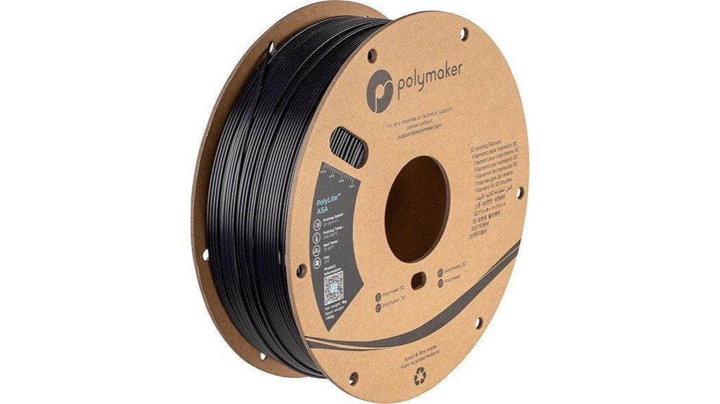 black 3d printing filament