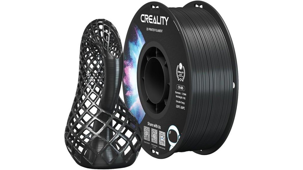 black abs 3d filament