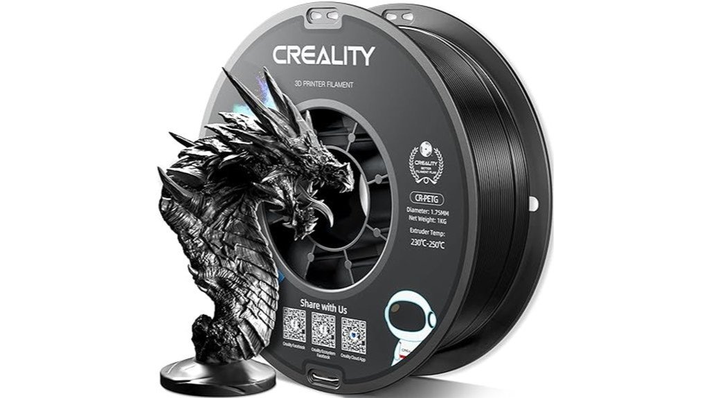 black petg 3d filament